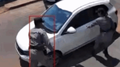 Homem é preso após invadir casa da ex e agredir policial em Goiânia