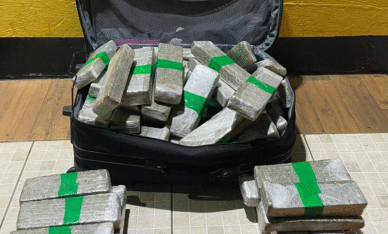 Casal é preso com 80 pacotes de maconha na GO-060
