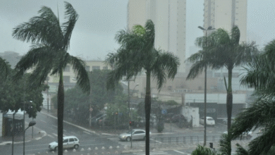 INMET emite alerta amarelo de chuvas e ventos intensos para Goiânia e região