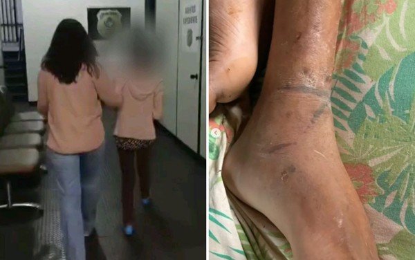 Mãe é presa após homem ser encontrado acorrentado e em situação degradante em Goiás
