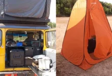 Casal transforma carro em casa sobre rodas e viraliza durante temporada no Rio Araguaia