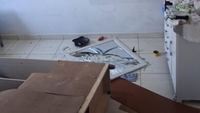 Homem é preso suspeito de agredir mulher, em Aparecida (Foto: PM)