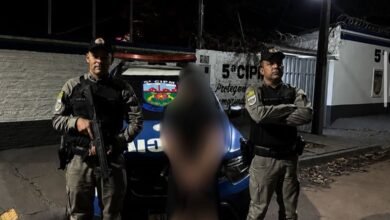 Motorista é preso por embriaguez ao volante, em Ouro Verde de Goiás (Foto: PM)