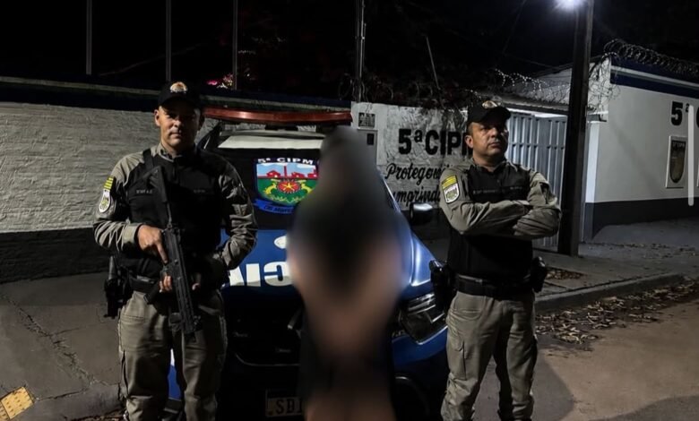 Motorista é preso por embriaguez ao volante, em Ouro Verde de Goiás (Foto: PM)