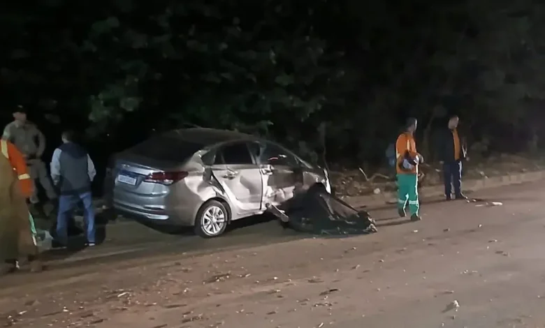 Motorista bêbado invade canteiro e atropela servidores da Comurg em Goiânia