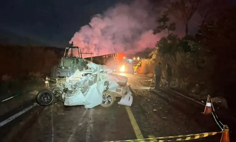Motorista morre em acidente grave na GO-010 entre Vianópolis e Luziânia