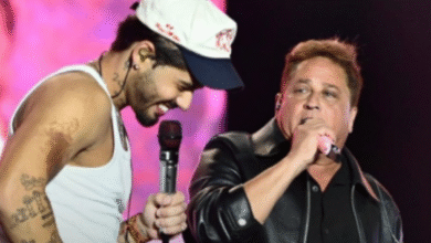 Zé Felipe leva filhos ao palco em Goiânia, chama Leonardo para cantar e emociona fãs