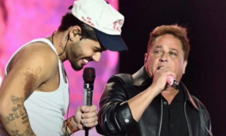 Zé Felipe leva filhos ao palco em Goiânia, chama Leonardo para cantar e emociona fãs