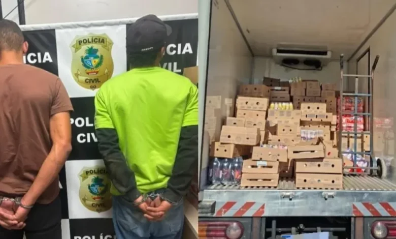 Estoquista e motorista são presos por desviar mercadorias de empresa em Aparecida de Goiânia