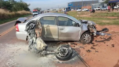 Motociclista de 27 anos morre após colisão com carro na GO-462, em Goiânia