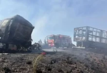 Colisão entre caminhões e carro deixa um morto e feridos na GO-436, em Cristalina
