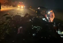 Colisão entre carro e caminhão mata quatro pessoas da mesma família na GO-139