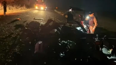 Colisão entre carro e caminhão mata quatro pessoas da mesma família na GO-139