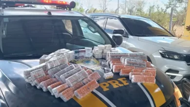 PRF apreende 2,2 mil ampolas de tirzepatida escondidas em carro na BR-060, em Guapó