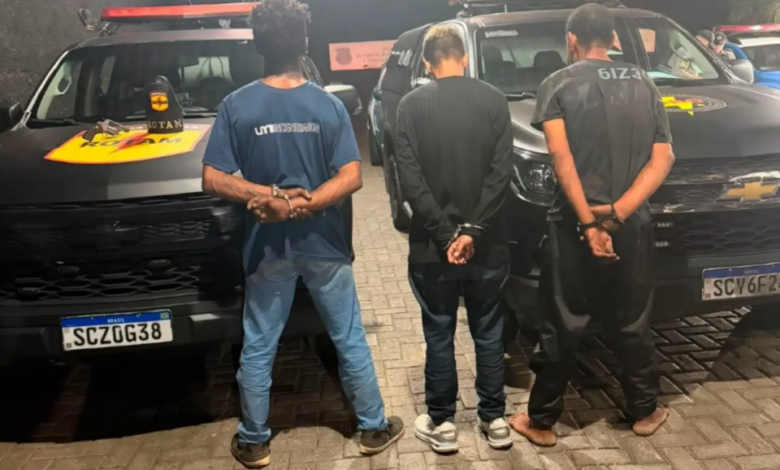 Trio é preso após homicídio e tentativa de execução no Finsocial, em Goiânia