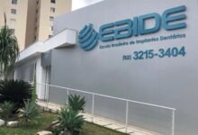 Clínica abandonada em Goiânia onde dois homens foram presos tentando furtar aparelhos de raio-X.