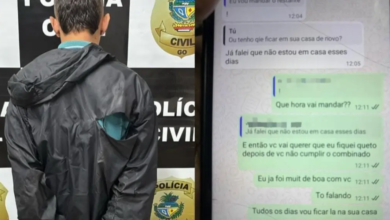 Agiota colombiano é preso após bater motocicleta em viatura da Polícia Civil em Aparecida de Goiânia