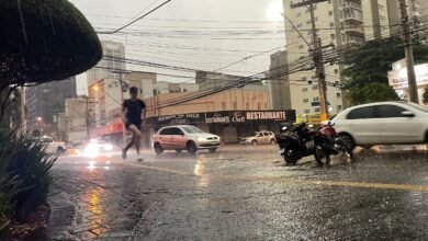 Goiânia pode ter pancadas de chuva nesta terça, mas calor ainda deve chegar a 36°C