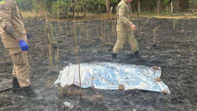 Idoso é encontrado morto após incêndio atingir propriedade rural em Piracanjuba