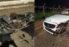 Motociclista morre em grave acidente com Mercedes em Anápolis