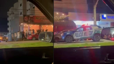 Operação policial mobiliza várias viaturas e surpreende frequentadores de bares próximos à UniEVANGÉLICA, em Anápolis