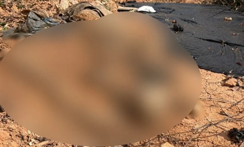 Ossada humana é encontrada perto de restos de caixão em aterro sanitário de Niquelândia